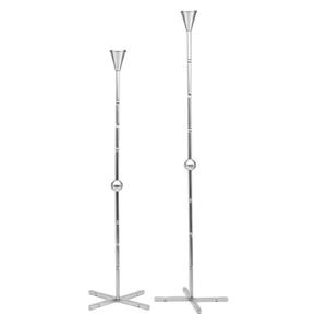 Juego de 3 Portavelas Cónicos de Metal Negro, Modernos Portavelas de Hierro en Forma de S, Decoración del Hogar, Centro de Mesa para Comedor - Product Image 3