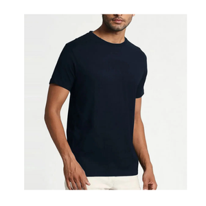 Men's 100% Cotton Solid T-Shirt Summer Fashion Oversized Hip Hop Tops 220 Gsm Short Sleeve Plus Size Classic Oversized Tee Male - Product Image 4