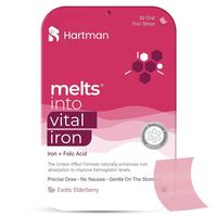 Tiras Orales para Adultos con Nutrientes Esenciales de Hierro que Aumentan los Niveles de Hemoglobina, Apoyan la Transporte de Oxígeno y Combaten la Anemia