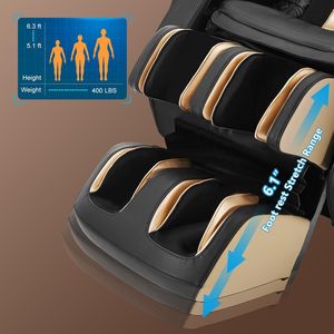 Massage Chair Full Body Zero Gravity Shiatsu Massage Chairs Recliner with Heat Airbag Rollers Foot Massage Auto Modes Massage - Product Image 6