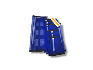 รองเท้าตาข่ายรูปเกือกม้า4ชิ้นสำหรับฤดูร้อนสินค้าขี่ม้าที่มีแถบพลาสติกแข็งแรง - Product Image 2