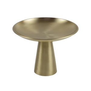 Soporte de pastel de boda de cobre con acabado brillante vintage, soporte decorativo de metal personalizado - Product Image 3