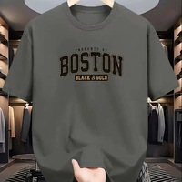 T-shirt formel pour homme en maille unie polyester/coton, coupe classique, écologique, respirant, gris, vente en gros, fabriqué en Inde