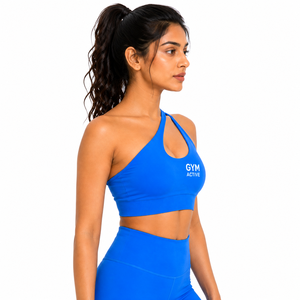 Sujetador deportivo sin costuras de alto soporte para mujer, estilo racerback, top corto con patrón a cuadros personalizado, ropa deportiva para gimnasio, entrenamiento, yoga, fitness, venta al por mayor - Product Image 4