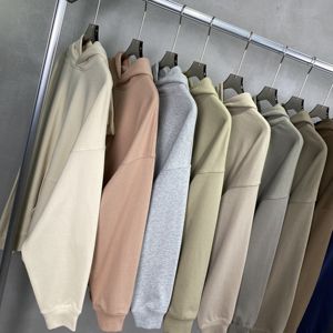 Sudaderas con capucha para hombre recortadas Sudaderas con capucha personalizadas de peso pesado Otoño e Invierno Unisex Sudadera con capucha de lana - Product Image 1