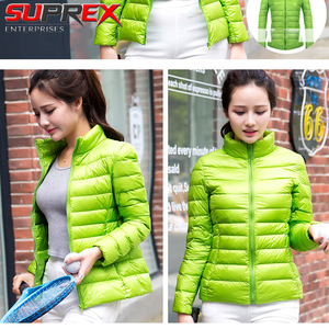 SUPREX ENTERPRISES SE-PJ-01 เสื้อแจ็คเก็ตบอมเบอร์ลายเป็ดราคาประหยัด รุ่นยูนิเซ็กส์ ปี 2026 แบบใหม่ บาง สั้น คอตั้ง กันน้ำ ใส่ได้สองด้าน สำหรับฤดูหนาว ไซส์ 5XL - Product Image 4