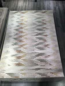 Tapis turc Adiva antique, tissé à la machine, jacquard, 100% polypropylène, antibactérien, à poils moyens, motif géométrique, carré - Product Image 2