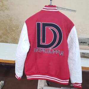 Unisex Winter Varsity Jackets Custom Logo Wholesale Men's Baseball Team Logo Jackets <b>Kids</b> Adults Leather Sleeves - Product Image 2