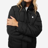 Veste matelassée pour femme, coupe régulière, 2026, pour l'hiver, tissu de haute qualité, prix bas, col montant, veste matelassée pour femme