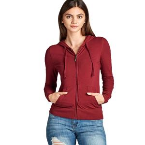 Women Zipper Style <b>Sweatshirt</b> Hooded and Side Pocket With Premium Quality for Ladies <b>Sweatshirt</b> Hoodies by Viky Industries - Product Image 1