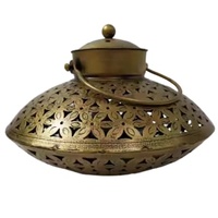 Brûleur d'encens en métal de qualité supérieure Uzair Handicrafts pour encens indien, écologique et durable, facile à utiliser, directement de l'usine