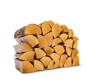 Qualité d'origine Bois de chauffage séché au four à bas prix (chêne/frêne/bouleau/aulne) pour l'exportation