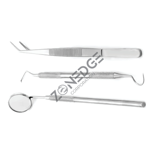 ชุดเครื่องมือทันตกรรมกระจกทันตกรรมแหนบในช่องปาก3ชิ้นเครื่องมือทำความสะอาดฟันเครื่องมือทำความสะอาดฟันชุดทำความสะอาดฟันทันตแพทย์ - Product Image 5