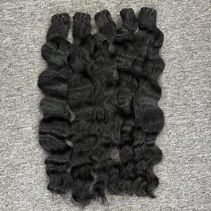 Venta al por mayor Onda natural Gran Stock de calidad superior Cabello virgen 100% Cabello virgen, cabello crudo vietnamita - Product Image 1