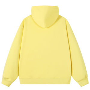 Sudadera CON CAPUCHA DE Color sólido para hombres y mujeres, nueva tendencia de moda holgada de estilo americano para primavera y otoño con tela tejida - Product Image 5