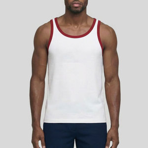 เสื้อกล้ามแฟชั่นสไตล์สตรีทสำหรับผู้ชาย เสื้อยืดออกกำลังกายทรงยาว ผ้าฝ้ายผสมสแปนเด็กซ์ ยืดหยุ่นได้ เหมาะสำหรับเพาะกาย เสริมสร้างกล้ามเนื้อ ผลิตตามแบบ OEM แห้งเร็ว - Product Image 4