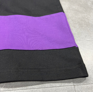 T-shirt vintage personnalisé 300g coupe ample 3D 100% coton avec col en tissu côtelé tricoté et broderie pour homme - Product Image 6