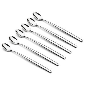 Ensemble de couverts en acier inoxydable de haute qualité, 6 pièces, vaisselle adaptée à la restauration fine en intérieur, au camping en extérieur, avec une qualité améliorée - Product Image 2