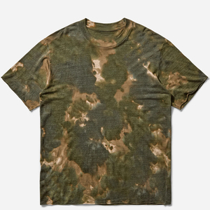 100% coton hommes col rond à manches courtes T-Shirt décontracté Fitness été mince T-Shirt maison vêtements avec motif solide - Product Image 1