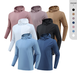 แจ็กเก็ตมีฮู้ดแบบสวมหัว, แจ็กเก็ตมีฮู้ดสำหรับผู้ชายเสื้อแจ็คเก็ตกันน้ำสำหรับใส่วิ่งเสื้อแจ็กเก็ตกีฬา - Product Image 5