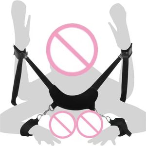 ชุดเครื่องมือเซ็กซ์ทอยหนังสำหรับมัดร่างกาย สายรัดข้อมือ ข้อเท้า สำหรับผู้ใหญ่ ใช้สำหรับการเล่นบทบาทสมมติทางเพศ - Product Image 1