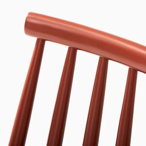 Chaise de salle à manger moderne du milieu du siècle en bois massif cadre peint meubles de banquet d'intérieur pour hôtel et restaurant pour une utilisation en appartement - Product Image 5