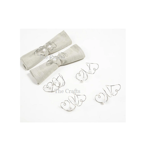 Rond de serviette en fer et en résine de couleur or pour dessus de table à manger Rond de serviette décoratif - Product Image 6