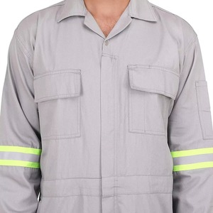 Combinaison de sécurité résistante aux produits chimiques de haute qualité, résistante aux acides, pour l'agriculture, en coton FR, ignifuge, combinaison de travail de sécurité industrielle - Product Image 3