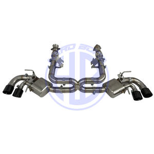 High performance 304 stainless steel <b>Exhaust</b> <b>Pipes</b> Catback System For Chevrolet Corvette C8 with remote control - Product Image 3