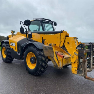 Chariot télescopique tout-terrain jaune, moteur diesel, 4 roues motrices, commande assise, capacité de 3,5 tonnes, pour travaux agricoles et de construction - Product Image 6
