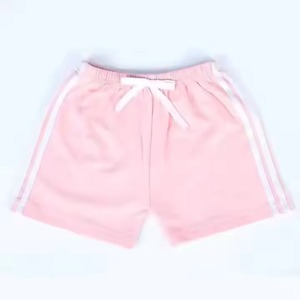 Pantalones cortos de verano de algodón unisex asequibles para niños y niñas adolescentes, con un diseño transpirable, colores sólidos - Product Image 4