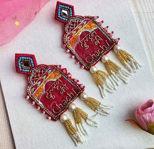 Pendientes de Corazón, Pendientes Personalizados con Múltiples Cuentas, Joyería Festiva para Mujer al Mejor Precio, Pendientes con Cuentas - Product Image 5