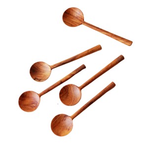 Handmade Unique Kitchenwar Wooden <b>Salad</b> <b>Servers</b> Set of 2 Mango Kitchen Tools - Product Image 4