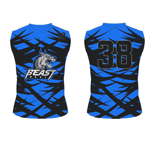 Venta al por mayor nueva 7v7 bandera uniformes de fútbol Jersey de compresión totalmente sublimada con personalización juvenil Opción de talla grande - Product Image 2