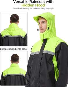 Unisex Casual <b>Windbreaker</b> with <b>Air</b> Vents Reflective Waterproof Breathable Jacket Pants for Work Golf Fishing Hiking Solid - Product Image 5