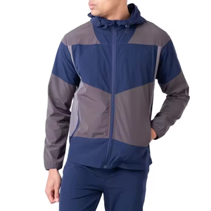 Chaqueta Cortavientos Ligera Impermeable y Transpirable para Hombre, Sudadera Deportiva para Correr, Personalizable OEM, Secado Rápido - Product Image 1