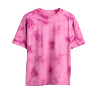 Camiseta de Algodón 100% con Estampado Tie Dye en Espiral, Logotipo Personalizado, Estilo Urbano, Unisex, Informal, para Verano, Venta al Por Mayor - Product Image 1