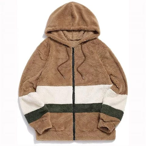 เสื้อกีฬาแขนยาวปักลายมีฮู้ดสำหรับผู้ชายผ้าฝ้ายขนแกะ100% นุ่มสบายขนาดใหญ่ - Product Image 2