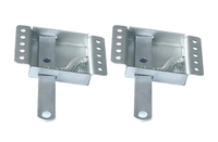 Loquet latéral robuste pour porte de garage résidentielle, pour portes de garage sectionnelles