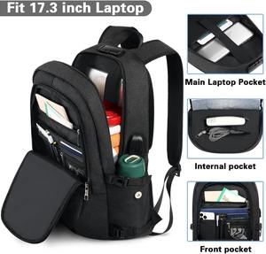Laptop <b>Backpack</b> <b>Large</b> Capacity Durable Daily Carry Bag - Product Image 5