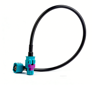 <span class=keywords><strong>Adaptateur</strong></span> d'<span class=keywords><strong>antenne</strong></span> radio automobile durable à double connecteur FAKRA Z-Code RG174/RG316 pour systèmes GPS <span class=keywords><strong>Mercedes</strong></span> Skoda - Product Image 3