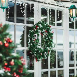 Guirnalda de Navidad de ratán LED moderna de 2,7 metros, decoración de árbol de Navidad verde Artificial preiluminada, decoración festiva para fiesta - Product Image 2