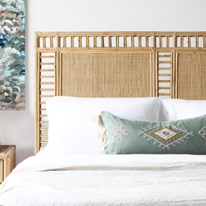 Venta al por mayor de cabeceros de ratán natural para cabeceros de hotel para camas King, juegos de dormitorio de lujo tamaño King, muebles de Vietnam - Product Image 4