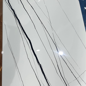 Azulejos interiores de porcelana pulida vitrificada esmaltada de 800x1600mm estilo europeo moderno, detalles de ladrillo refractario hechos en la India - Product Image 1