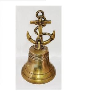 Cloche de bateau en laiton massif, cloche de bateau en laiton pour église, nouvelle cloche de bateau en laiton pour sonnette de porte, prix de gros, décoration nautique - Product Image 6