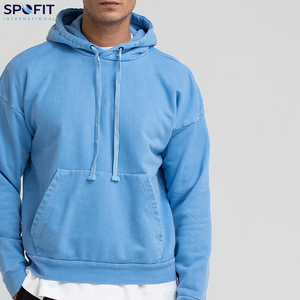 Sudaderas con Capucha Estampadas Personalizadas OEM, Lisas, 100% Algodón, Gruesas, Pesadas, 420g, Corte Regular Informal para Hombre, Invierno, Ecológicas - Product Image 2