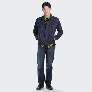 Chaqueta vaquera de talla grande para hombre, novedad de invierno 2023, servicio OEM, abrigo acolchado grueso con decoración de piel, teñido liso - Product Image 5