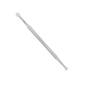 Empujadores de Cutículas de Acero Inoxidable de Doble Cara de Alta Calidad para Manicura, con Mango Ruso - Product Image 2