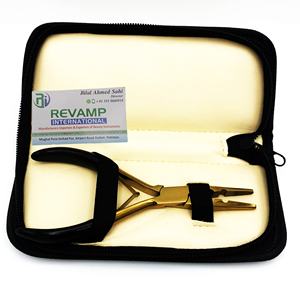 Outil de coiffure de trame de dissolvant de perles de Microlink professionnel pince d'extension de cheveux en acier inoxydable pour les extensions de cheveux de bricolage - Product Image 4