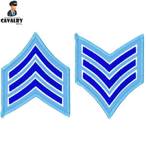 Venta al por mayor de parches de Chevrons de manga uniforme personalizados hechos mejor producto en Chevrons de precio razonable por CAVALRY SKT COMPANY - Product Image 3